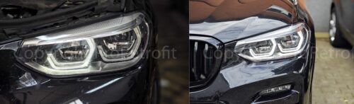 Światłowód LED DRL RING BMW X2 F39 2017–2023