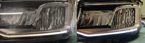 Światłowód LED DRL lampy przedniej Scania S R Next Gen FULL LED
