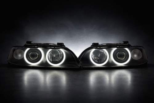 Zestaw dedykowanych ringów Cotton do BMW E39 LIFT H7/Xenon