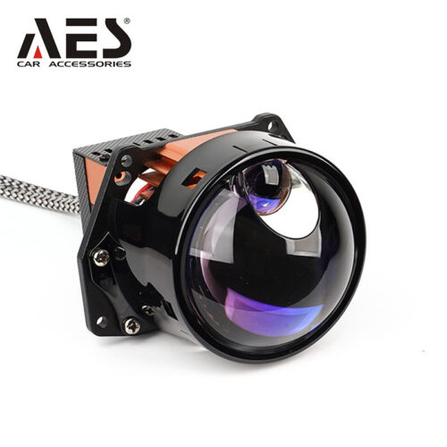 Projektory Bi-LED AES G500 Prism Lens 3.0" – technologia TIR + REAL LASER